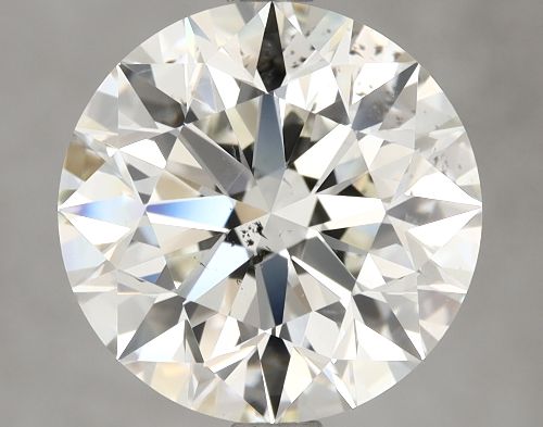 4.01ct J SI2 Rare Carat Ideal Cut Round Diamond