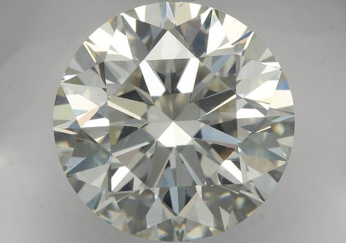 5.91ct K SI1 Rare Carat Ideal Cut Round Diamond