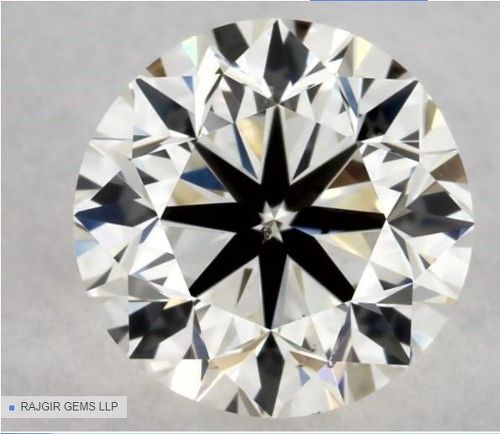 0.90ct K SI1 Very Good Cut Round Diamond