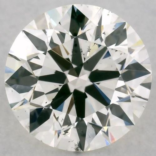 0.81ct K SI1 Rare Carat Ideal Cut Round Diamond