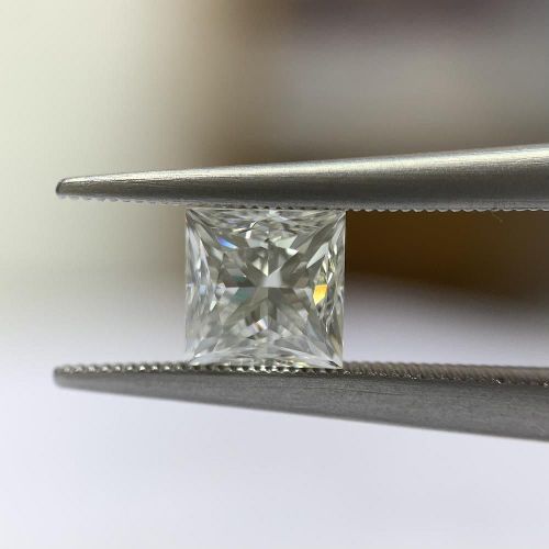 0.81ct K VVS2 Good Cut Princess Diamond