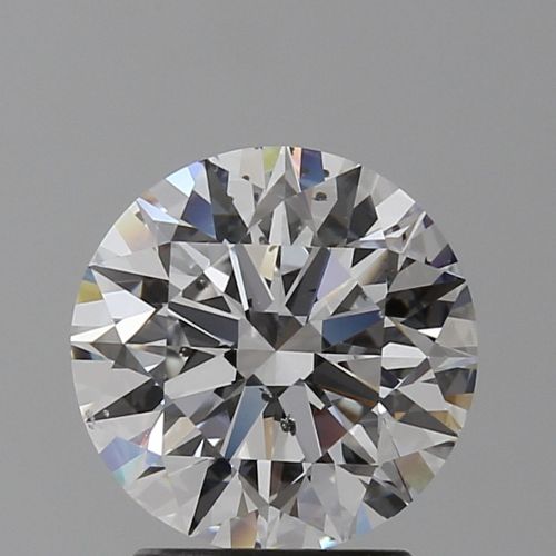 2.07ct D SI1 Rare Carat Ideal Cut Round Diamond