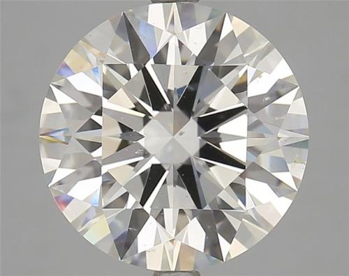 5.08ct J SI1 Rare Carat Ideal Cut Round Diamond