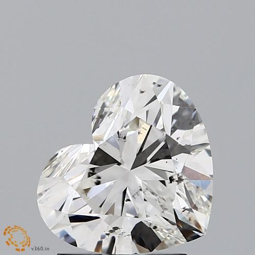 2.03ct J SI2 Rare Carat Ideal Cut Heart Diamond