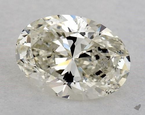 0.70ct K SI2 Very Good Cut Oval Diamond