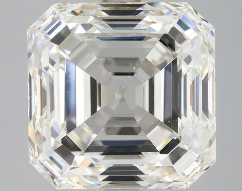 5.55ct J VS2 Rare Carat Ideal Cut Asscher Diamond