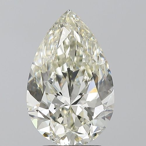 3.50ct K SI1 Rare Carat Ideal Cut Pear Diamond