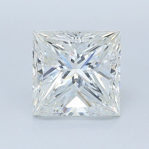 3.12ct H SI2 Very Good Cut Princess Diamond