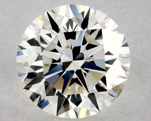 0.76ct K VVS2 Rare Carat Ideal Cut Round Diamond