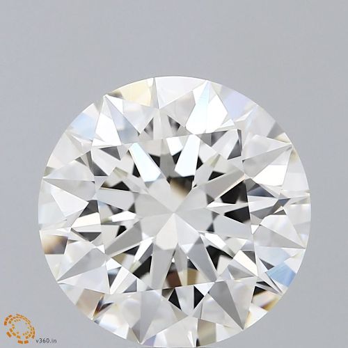 5.03ct I VS1 Rare Carat Ideal Cut Round Diamond