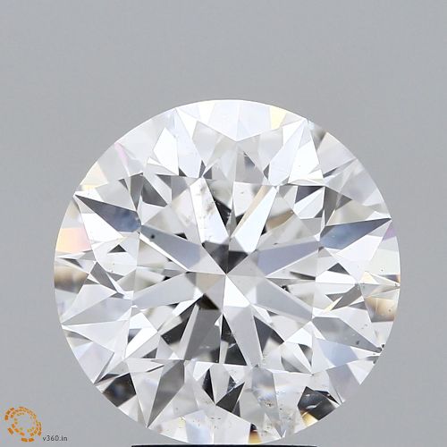 5.05ct F SI2 Excellent Cut Round Diamond