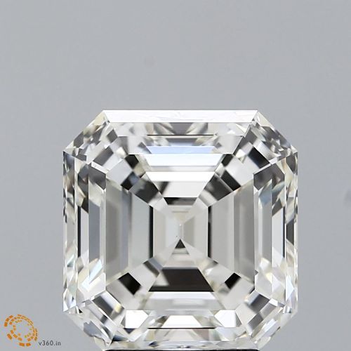 4.02ct J VS1 Rare Carat Ideal Cut Asscher Diamond