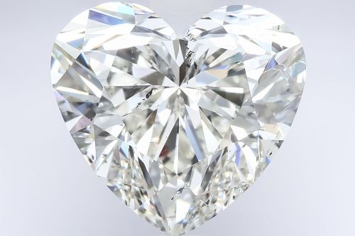 5.03ct J SI2 Rare Carat Ideal Cut Heart Diamond