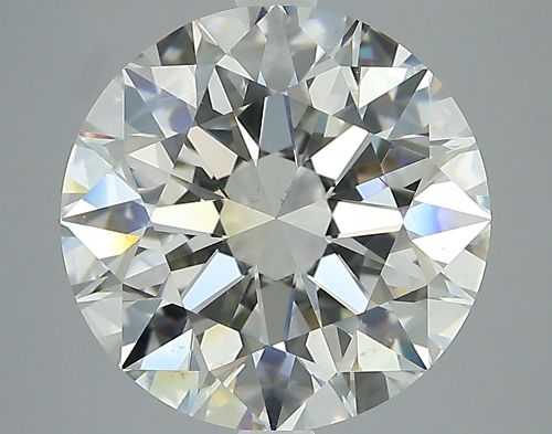 4.01ct K VS2 Rare Carat Ideal Cut Round Diamond