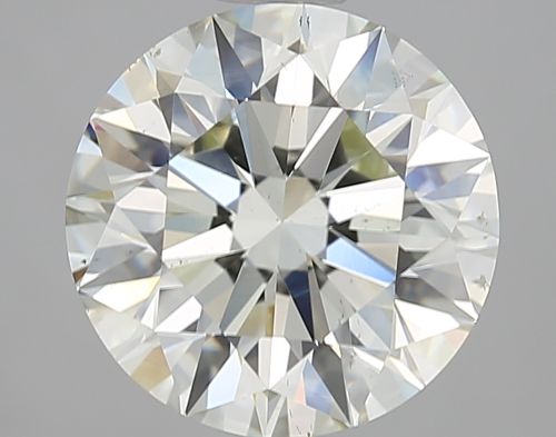 2.51ct K SI1 Rare Carat Ideal Cut Round Diamond