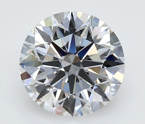 2.42ct D FL Rare Carat Ideal Cut Round Lab Grown Diamond