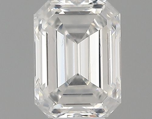 0.34ct F SI1 Rare Carat Ideal Cut Emerald Diamond