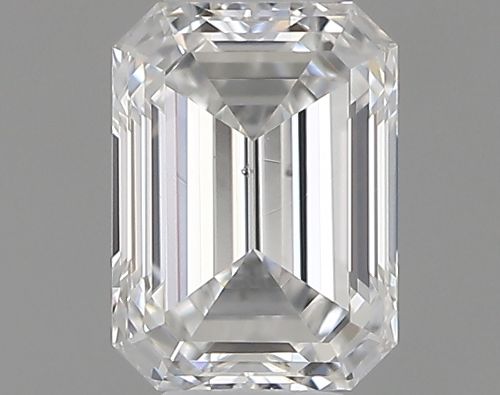 0.33ct E SI1 Rare Carat Ideal Cut Emerald Diamond