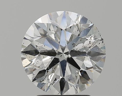 2.63ct D SI2 Rare Carat Ideal Cut Round Diamond