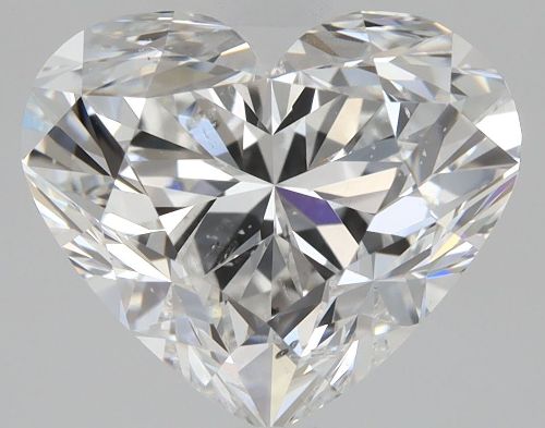 2.02ct F SI2 Rare Carat Ideal Cut Heart Diamond