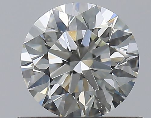 0.59ct K SI1 Rare Carat Ideal Cut Round Diamond