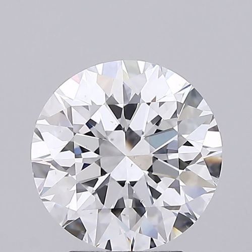 3.04ct D VS2 Rare Carat Ideal Cut Round Diamond