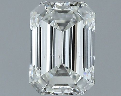 0.40ct I SI2 Rare Carat Ideal Cut Emerald Diamond