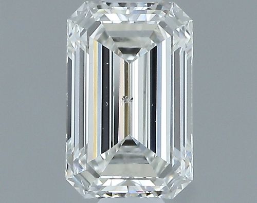 0.42ct H SI1 Rare Carat Ideal Cut Emerald Diamond