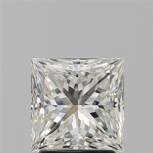 2.06ct J VS2 Rare Carat Ideal Cut Princess Diamond