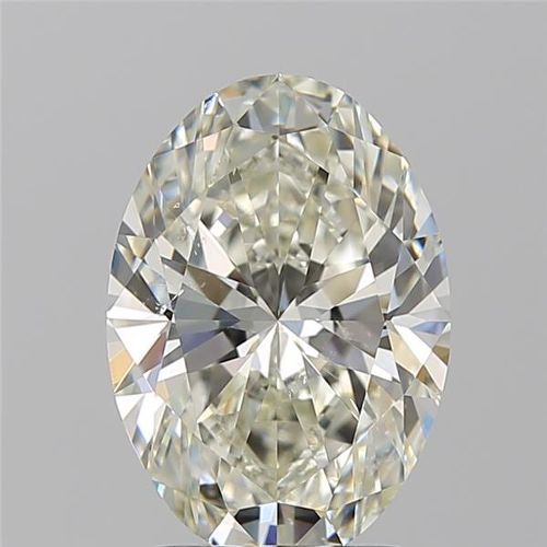 2.21ct K SI1 Rare Carat Ideal Cut Oval Diamond