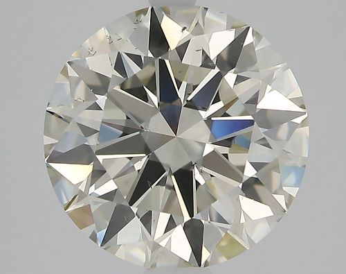 2.51ct K SI1 Rare Carat Ideal Cut Round Diamond