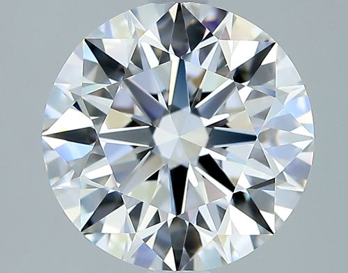 2.41ct E FL Rare Carat Ideal Cut Round Diamond