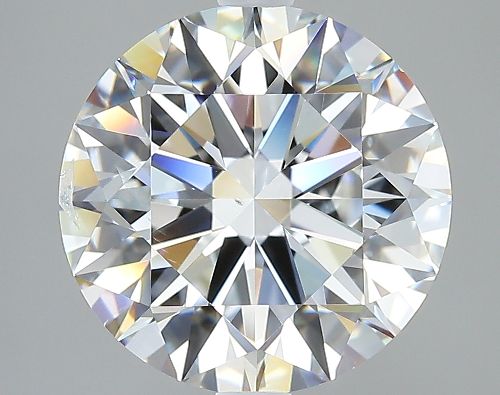 3.71ct F SI2 Rare Carat Ideal Cut Round Diamond