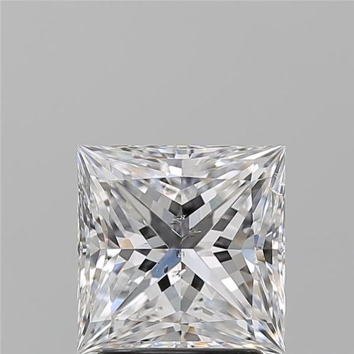 2.25ct D SI2 Rare Carat Ideal Cut Princess Diamond