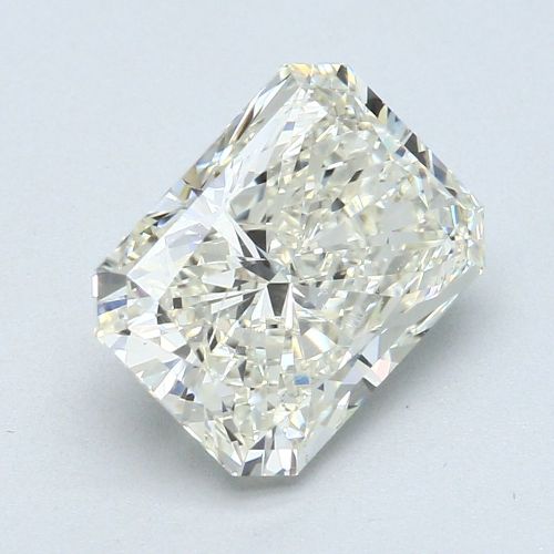 3.00ct K SI2 Rare Carat Ideal Cut Radiant Diamond