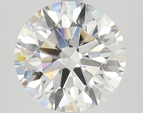 4.07ct K SI1 Rare Carat Ideal Cut Round Diamond