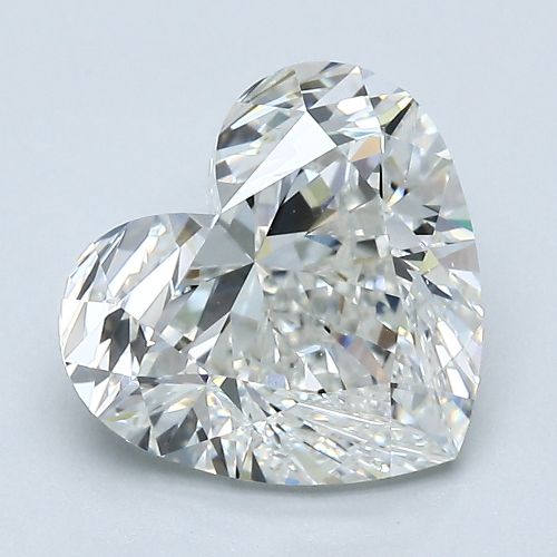 3.02ct I SI1 Rare Carat Ideal Cut Heart Diamond