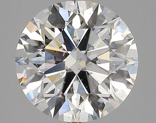 3.04ct H SI2 Rare Carat Ideal Cut Round Diamond