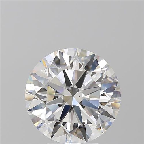 5.08ct G SI1 Rare Carat Ideal Cut Round Diamond