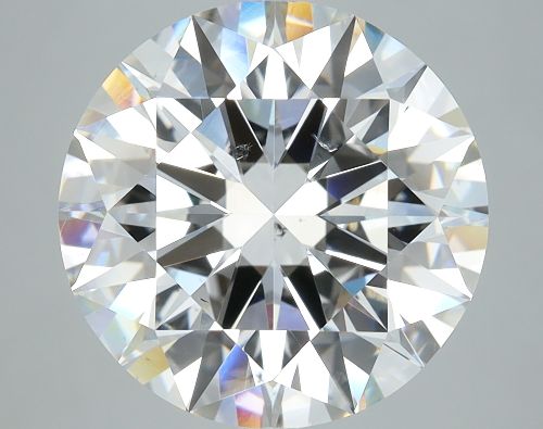 5.08ct H SI1 Rare Carat Ideal Cut Round Diamond