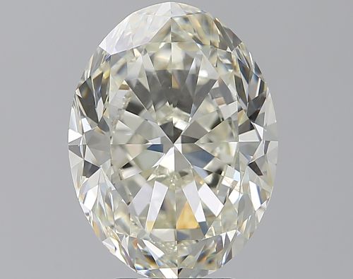 4.51ct K SI1 Rare Carat Ideal Cut Oval Diamond