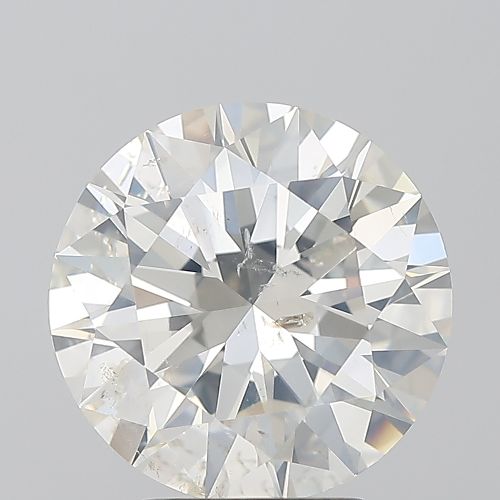 3.52ct J SI2 Rare Carat Ideal Cut Round Diamond