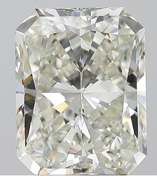 3.51ct J SI1 Rare Carat Ideal Cut Radiant Diamond