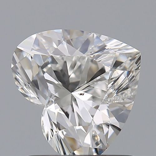 1.08ct F SI1 Rare Carat Ideal Cut Heart Diamond