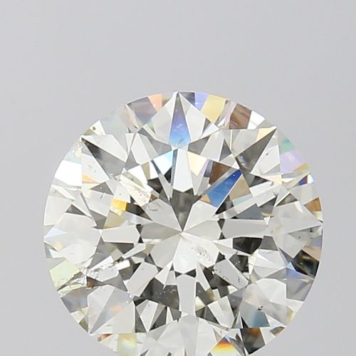 3.52ct J SI2 Rare Carat Ideal Cut Round Diamond