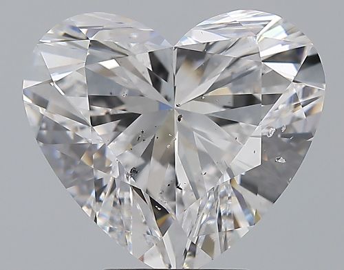 5.00ct D SI2 Rare Carat Ideal Cut Heart Diamond