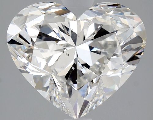 3.16ct G SI1 Rare Carat Ideal Cut Heart Diamond