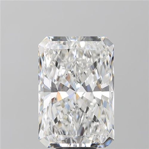 10.01ct F VS2 Rare Carat Ideal Cut Radiant Diamond