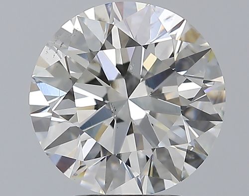 3.63ct H SI1 Rare Carat Ideal Cut Round Diamond