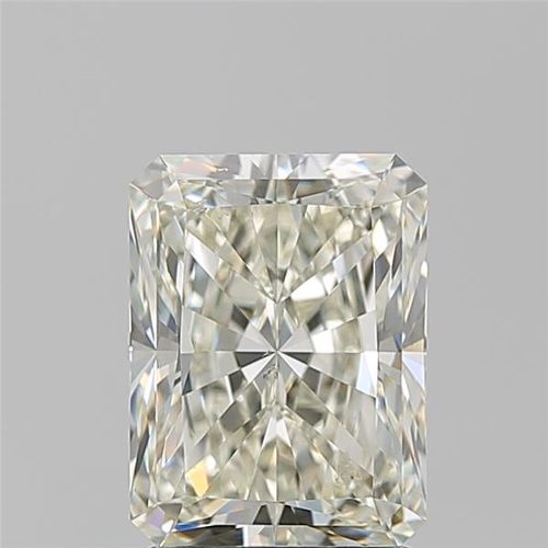 2.21ct K SI1 Rare Carat Ideal Cut Radiant Diamond